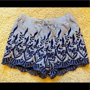 Vince Camuto Tie Floral Shorts